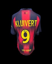 Patrick Kluivert Barcelona Hand Signed Shirt 2