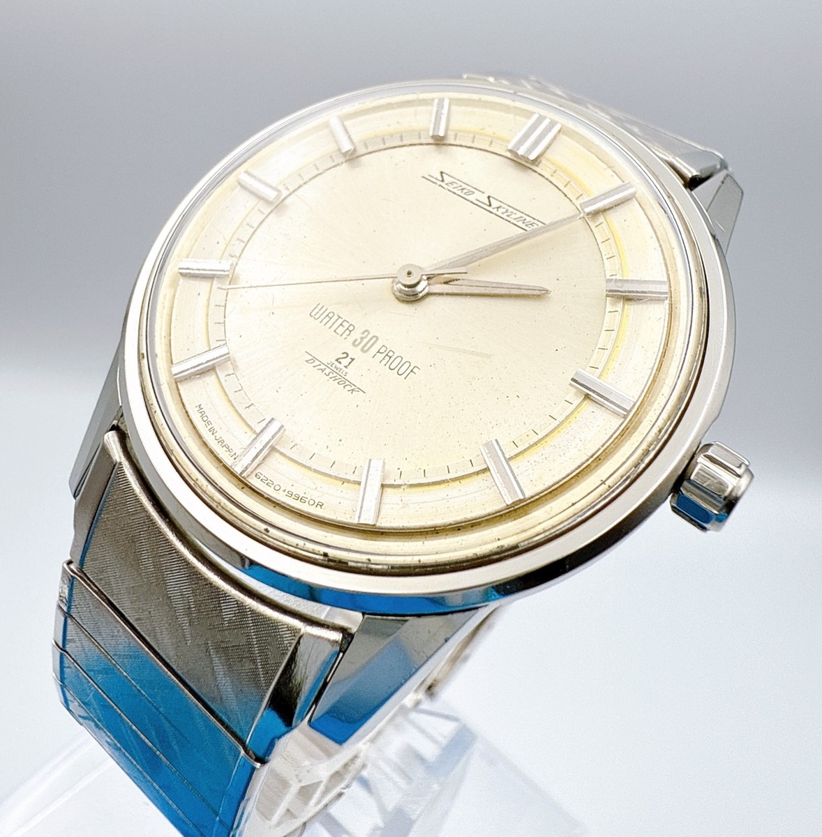 SEIKO 6220-9970 Hand-winding SKYLINER 21J Vintage made in Japan