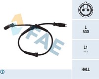 Abs Sensor Raddrehzahl Fae 78099 FüR JM0 BM0 ScÉNic Megane LM0 Renault KM0 2 EM0
