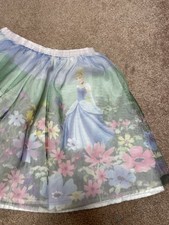 Disney Girls Cinderella Jumping Beams Skort Tutu Pull On Size 6