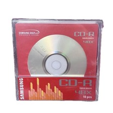 Samsung CD-R 700mb / 80min 48x Rewritable Discs X10 Pcs Sealed New