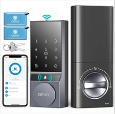 Devo G5 Smart Door Lock 5 in 1 Keyless Entry Doorbell WiFi Deadbolt Auto-Lock