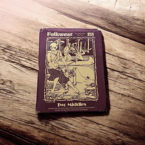 Folkwear #211 Two Middies Used but Uncut