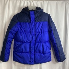 Boys wonder nation exclusive bubble puffer jacket Blue Size XL 14-16