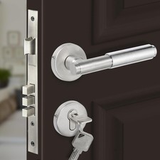 Resistente Mortasa Principale Serratura Set per Ufficio Casa Con 3 Ottone Tasti