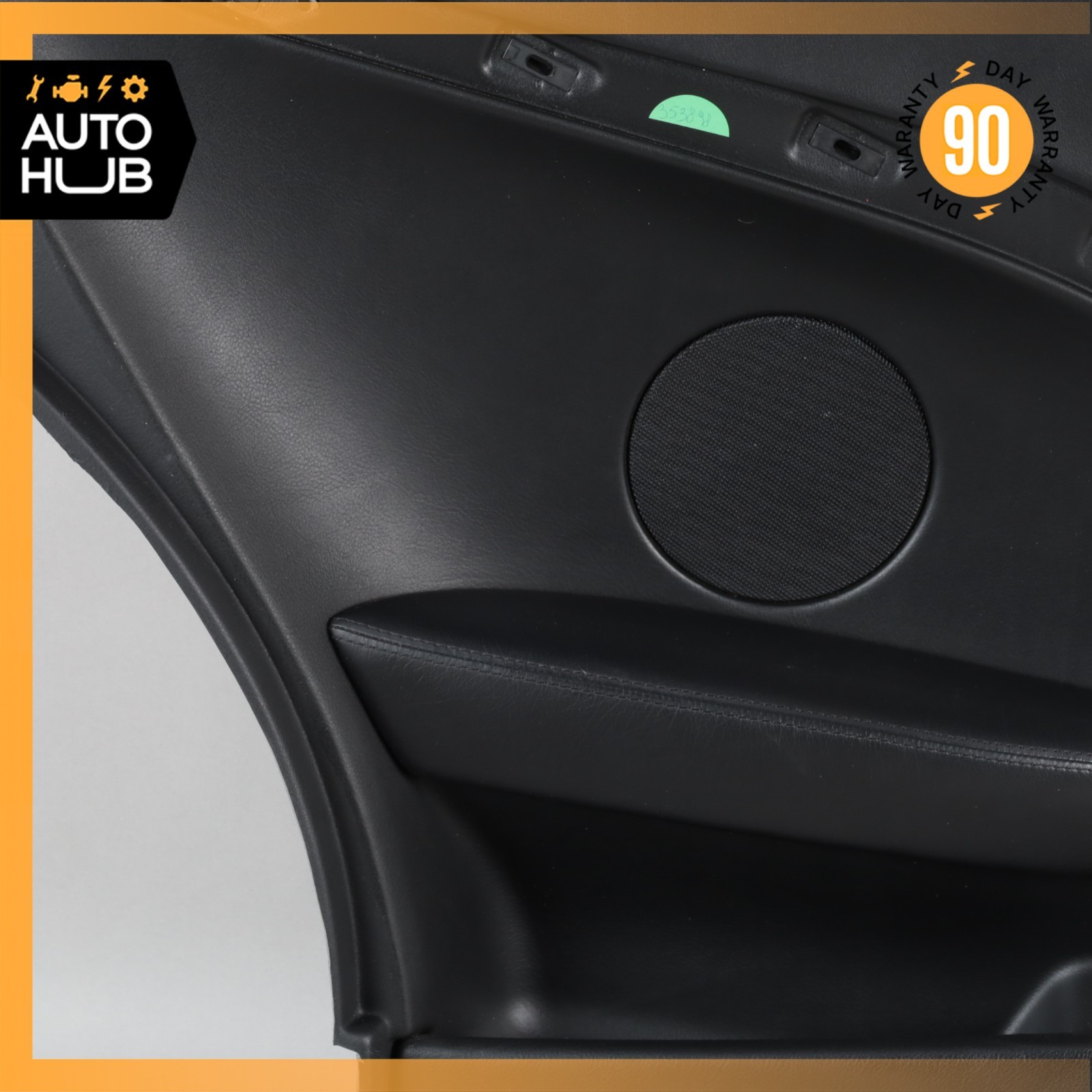 08-18 Maserati GranTurismo M145 Coupe Door Panel Rear Left Driver Side Black OEM