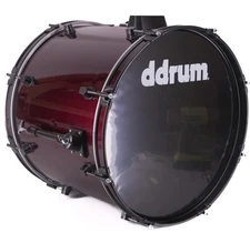 d2 Series by ddrum 20" x 16" Bass Drum – Red Sparkle – FREE SHIPPING
