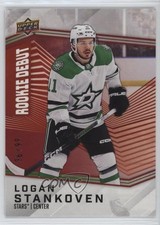 2024-25 Upper Deck UD Rookie Debut Red 96/99 Logan Stankoven #5 0nr3