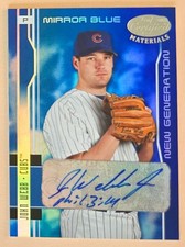 2003 Leaf Certified Materials Mirror Blue Signatures SP /50 John Webb #222 Auto