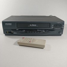 Sylvania VCR VHS Player / Recorder DA-4 Head Model 6241CVB With Remote Tested