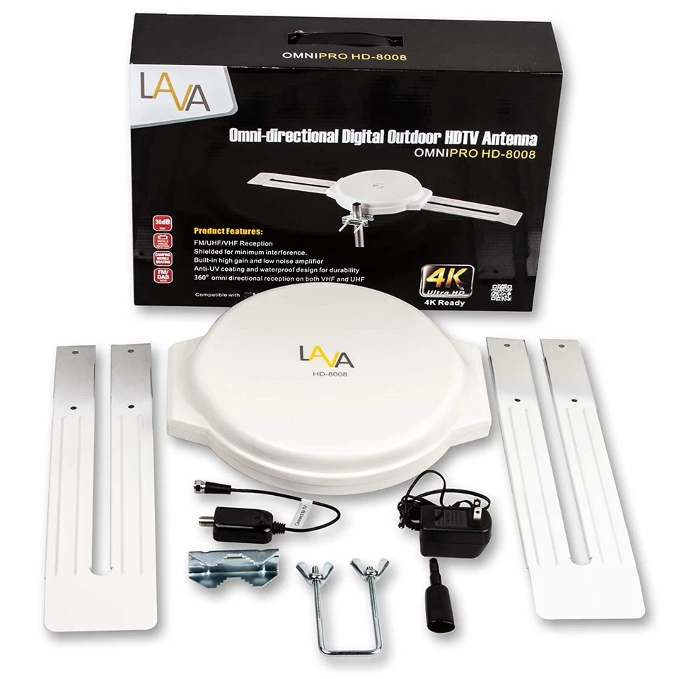 Lava Omnipro HD-8008 Omni-Directional HDTV Antenna