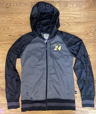 Chase Authentics Jeff Gordon Full Zip Hoodie Sweatshirt Medium