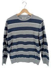 Tom Tailor Pull Homme Gris Rayé Coton Bio Casual (EU 50, INT L)