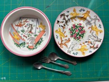 Tiffany Playground by Tiffany Co. 1992 Plate and Bowl Set