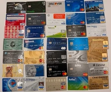 Large Modern Credit & Debit Card Collection – Inactive / Expired Cards