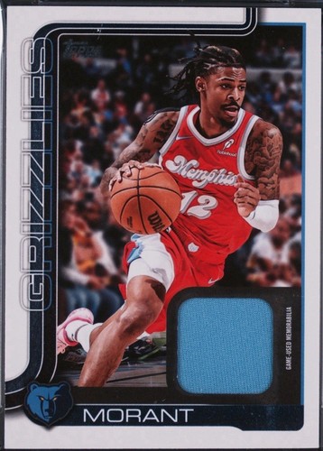 2025-26 Topps NBA Hoops JA MORANT Jam Packed insert #JP-2