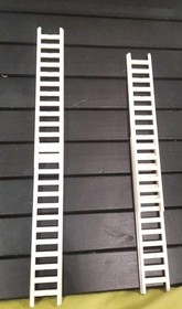 Lego Lot White Ladders 3x 13 Rungs (4207) , 1x 15 Rungs (15118) Fire Truck, City