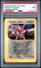 2003 POKEMON BEST OF GAME PROMO WINNER #4 ROCKET'S SCIZOR PSA 9 on eBay