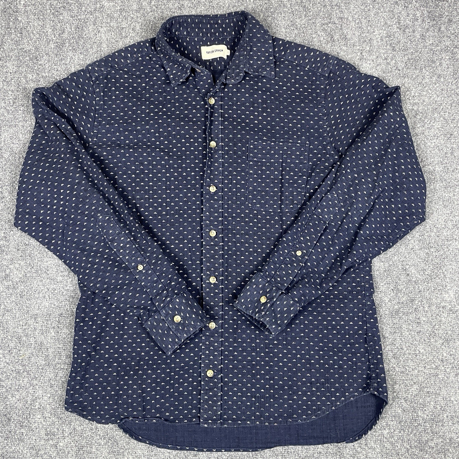 Taylor Stitch Button Down Up Cotton Pattern Shirt… - image 1