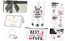 5 Pcs Cat Mom Gifts Cats Lover Gifts for Women, 20 OZ Best Cats Mom Style 1