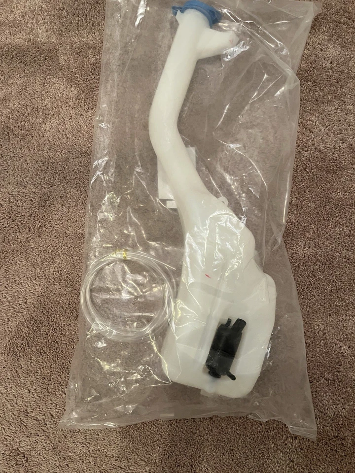 Tanque de garrafa reservatório lavadora de para-brisa com bomba de fluido + tampa para 07-12 Nissan Sentra - Imagem 2 de 3