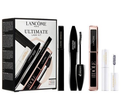 New in box Lancome 4-Pc. Lash Party Mascara Set Inc. 3 Full Size + 1 Travel Size