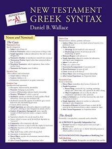 New Testament Greek Syntax Laminated Sheet (Zondervan Ge... | Buch | Zustand gut