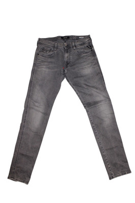 Replay Anbass Mens Jeans - M914 - Grey - Stretch W32 / L34