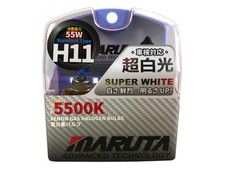 MARUTA SUPER WHITE H11 12V 55W 5500K Xenon-Effekt Nebelscheinwerfer Tagfahrlicht