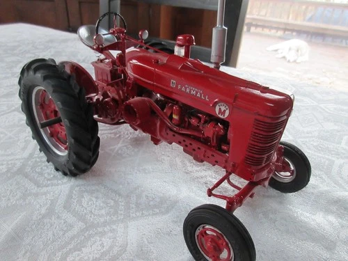 Rare Farmall Super M Widefront Farm Tractor by Gilson Rieke Detailed Custom