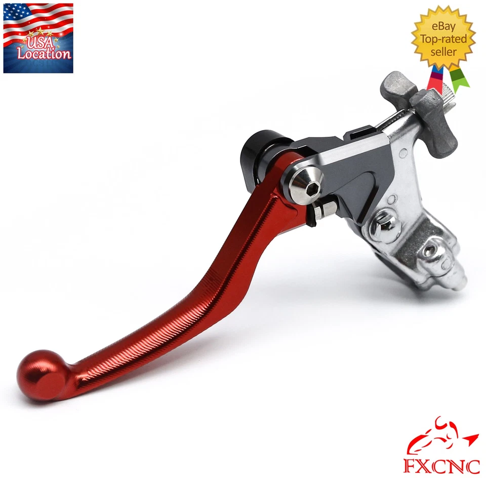 Para Yamaha WR400F/WR426F YZ65 YZ80 YZ85 Cable Embrague Palanca Percha Mango Aluminio Foto 3 de 4