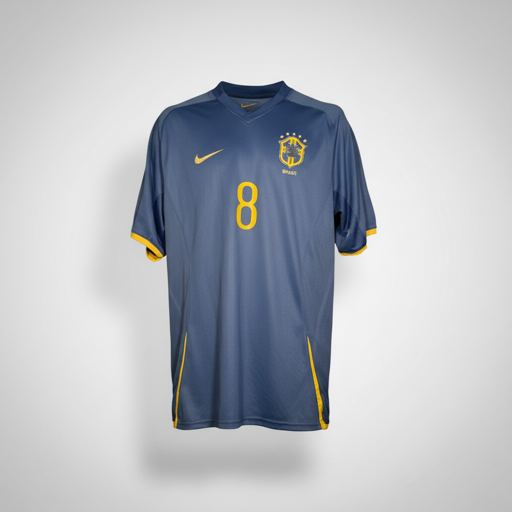 2008-2009 Brazil Kaka AWAY Kit Soccer Jersey Shirt Nike Large