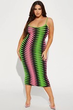 Fashion Nova Women's Jenni Sweater Midi Dress Size 2X - NWT