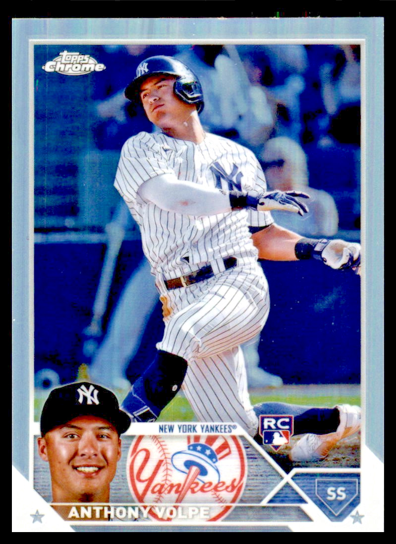 2023 Topps Chrome - Anthony Volpe #4 Refractor (RC)