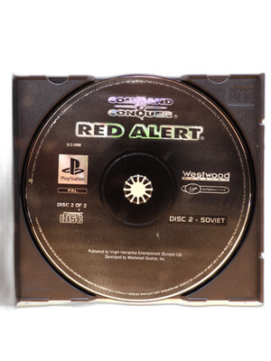 Command & Conquer Red Alert PS1 Disc 2 Virgin Interactive Playstation Game