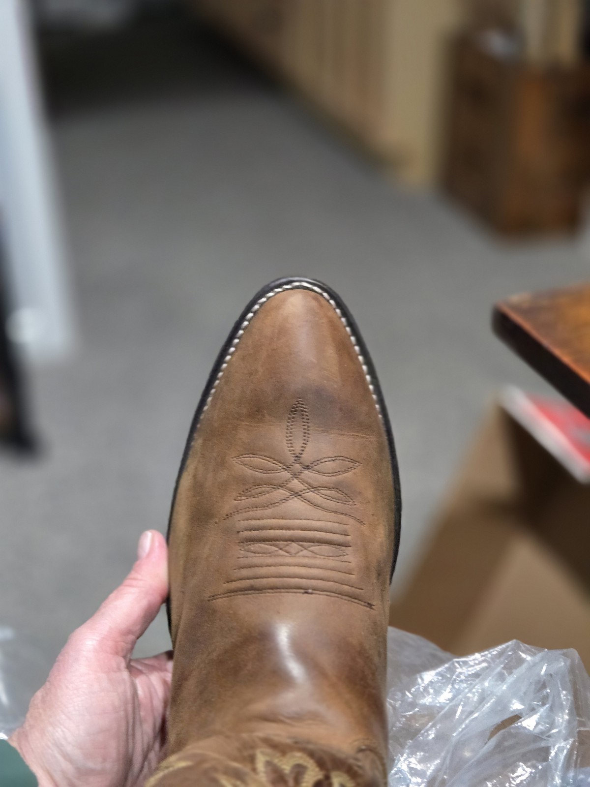 MENS JUSTIN BAY APACHE Boots Size 14D Western Cow… - image 10