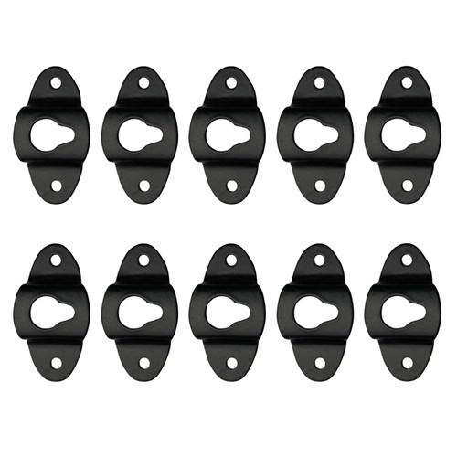 10 PCS Wall Hanger Surround Sound Box Audio Hook Speaker Mounts Plate Bracket - Picture 12 of 12