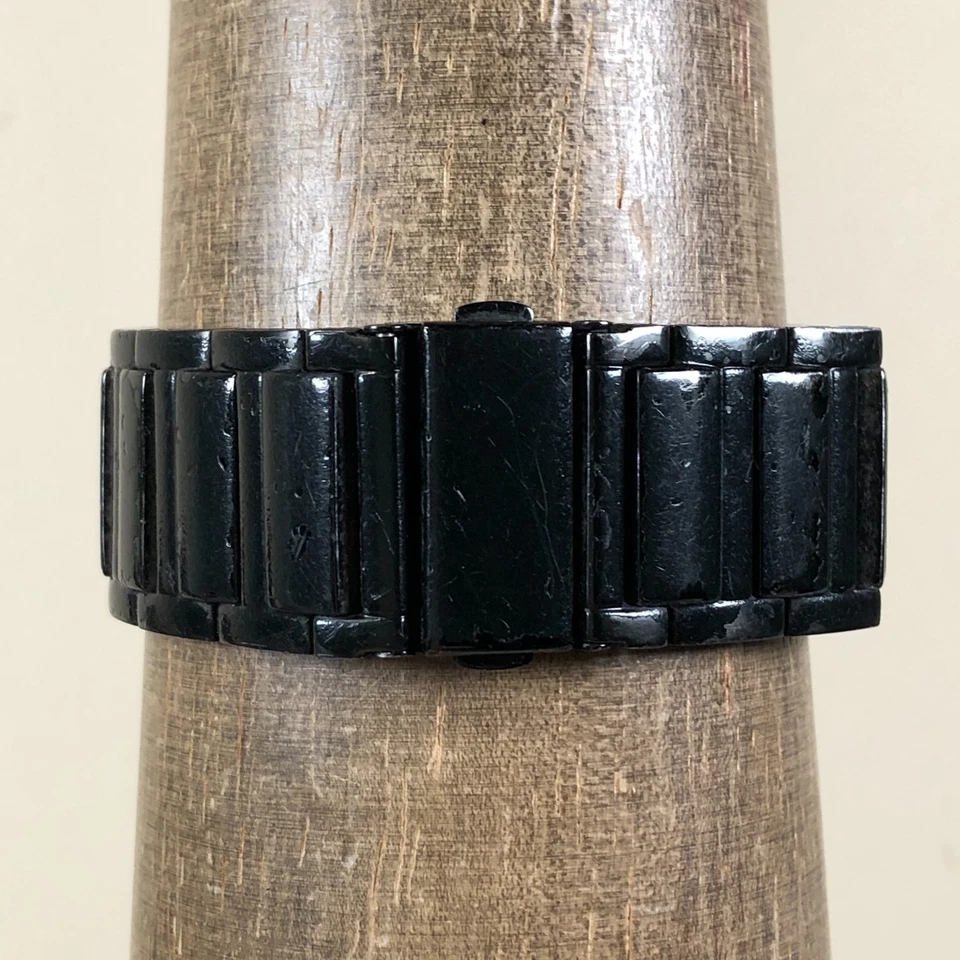 Reloj Kenneth Cole Reaction Hombre KC3714 Cronógrafo Tono Negro Cuarzo 33mm 7" Foto 4 de 4