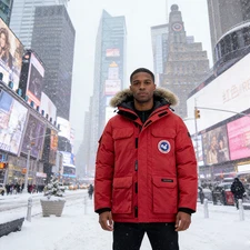 Men's Winter Warm Parka Jacket, Waterproof Windproof Hooded Coat, Large Size