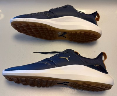 PUMA Ignite NXT Spikeless Golf Shoes Mens Size 9.5 Navy Blue 192245-04 EUC