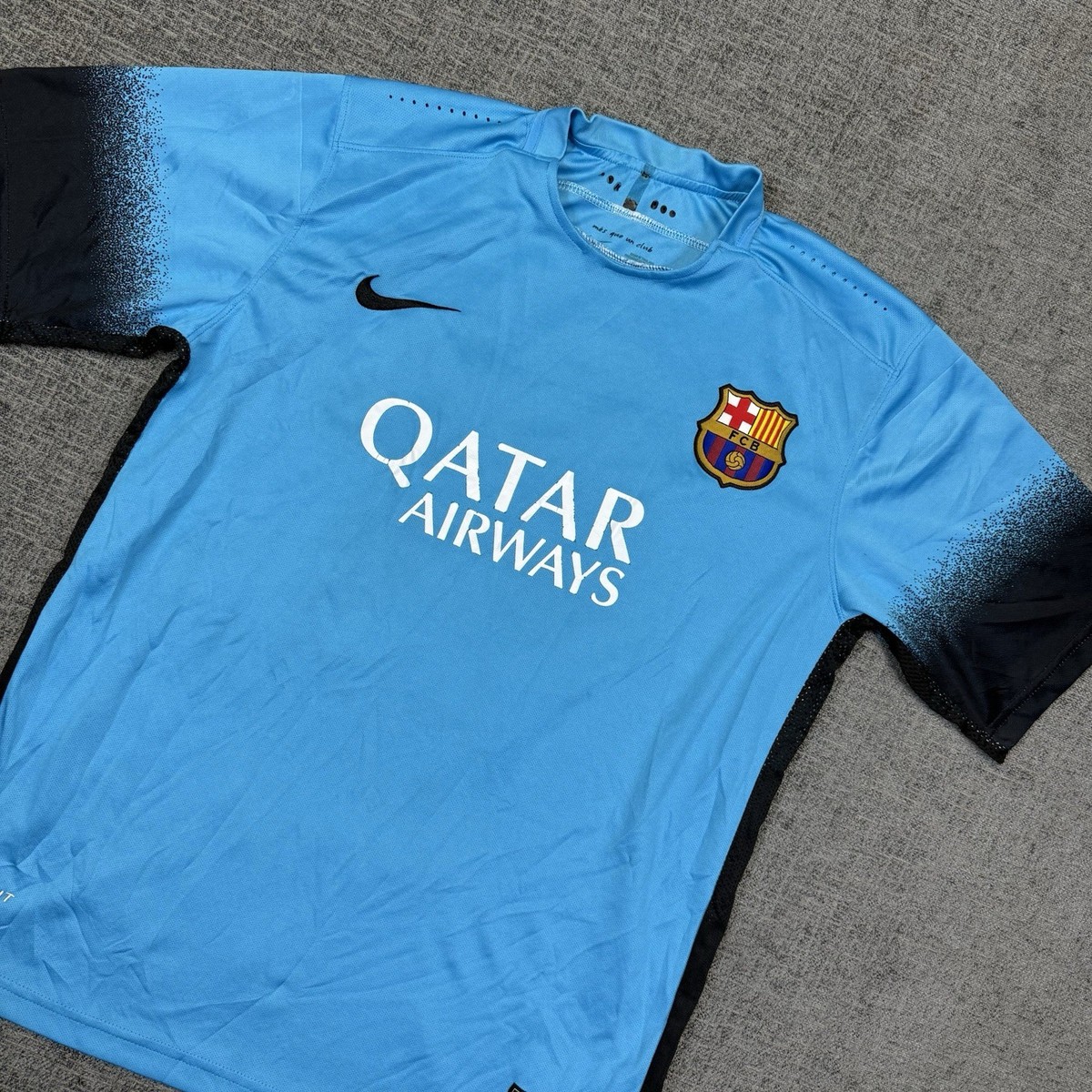 【新品/タグ付き】12/13 バルセロナFC ♯4 セスク【Lサイズ】3rd Nike Fc Barcelona 2015-2016 3rd Third Jersey Men's XL Blue No Name