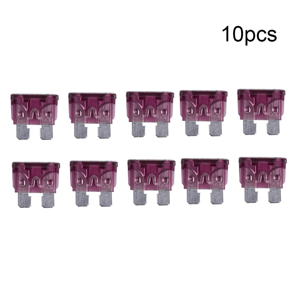 10PCS ATO Fast-Acting Fuse 10A High Quality Easy Install Replacement