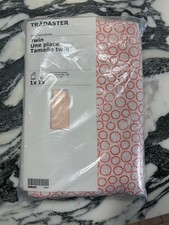 IKEA Orange White Twin Duvet Queen Pillowcase NEW