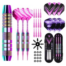 Soft Tip Darts Set - Darts Plastic Tip Sets, 3Pack Professional Plastic Tip D...