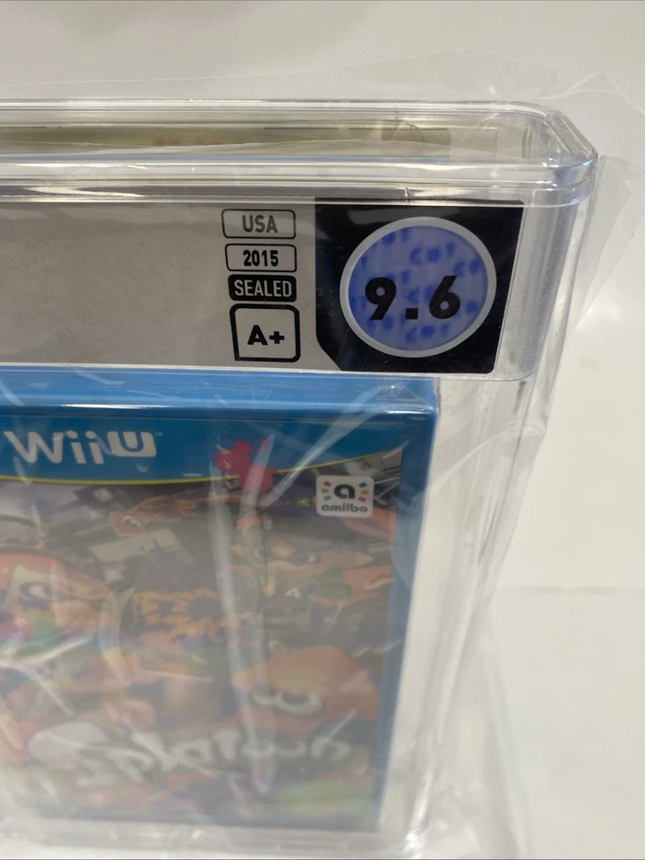 Nintendo Wii U Splatoon Factory Sealed WATA 9.6 A+ Made in Japan 1st PRINT - Image 3 of 4