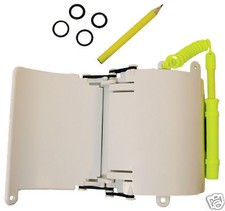 3-Page Wrist Writing Dive Slate with Pencil and O-rings Scuba Gear Accessory