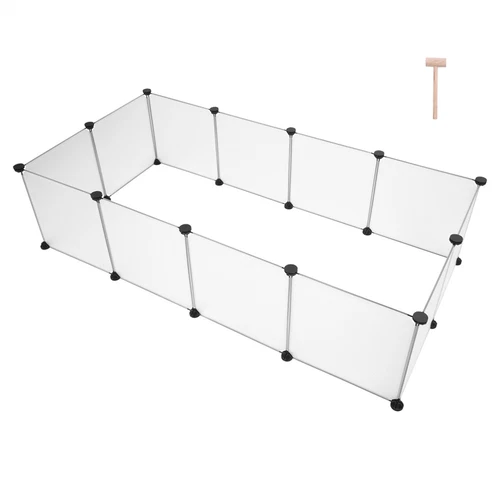 Pet Playpen Portable Plastic Yard Fence Small Animals, Puppy Kennel Crate Fence - Bild 6 von 11