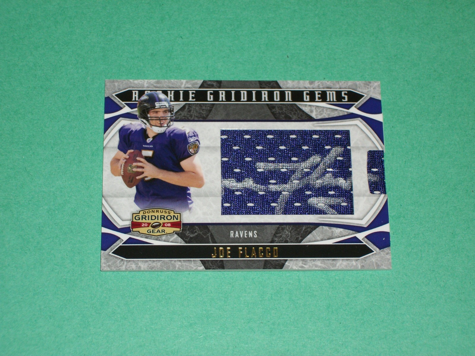 2008 Topps Letterman Joe Flacco Xfractor Refractor Rookie #23/25