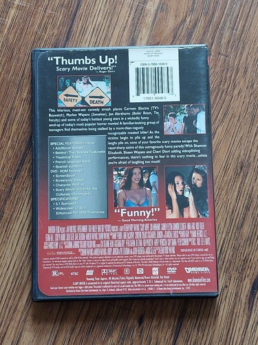 Scary Movie (DVD, 2000 Widescreen) Carmen Electra Marlon Wayans Dimension Films - Picture 2 of 3