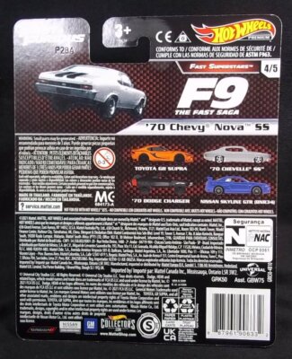 Hot Wheels Premium Fast & Furious F9 '70 Chevy Nova SS